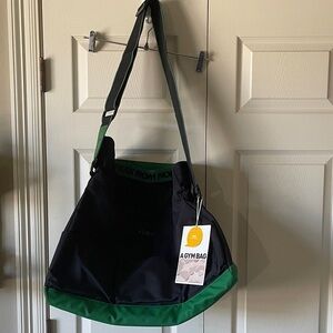 Black and Green Gym Bag